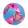 Bola de voleibol colorida de cuero playa para promoción